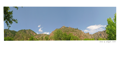 View in the Black Canyon of the Gunnison National Park