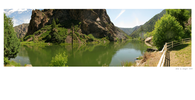 View in the Black Canyon of the Gunnison National Park