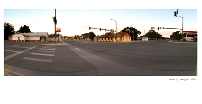 Downtown Montrose at sunrise