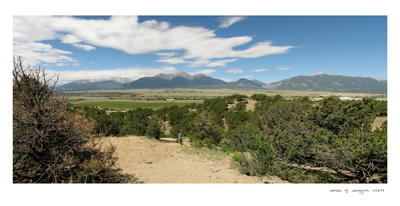 View in the Black Canyon of the Gunnison National Park