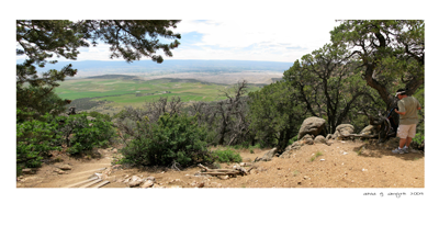 View in the Black Canyon of the Gunnison National Park